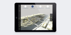 application maquette 3D île de la cité